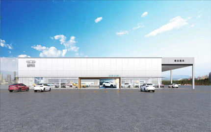 吉利汽車(chē)合肥名邦4s店裝修效果圖欣賞 吉利汽車(chē)合肥名邦4s店裝修效果圖欣賞