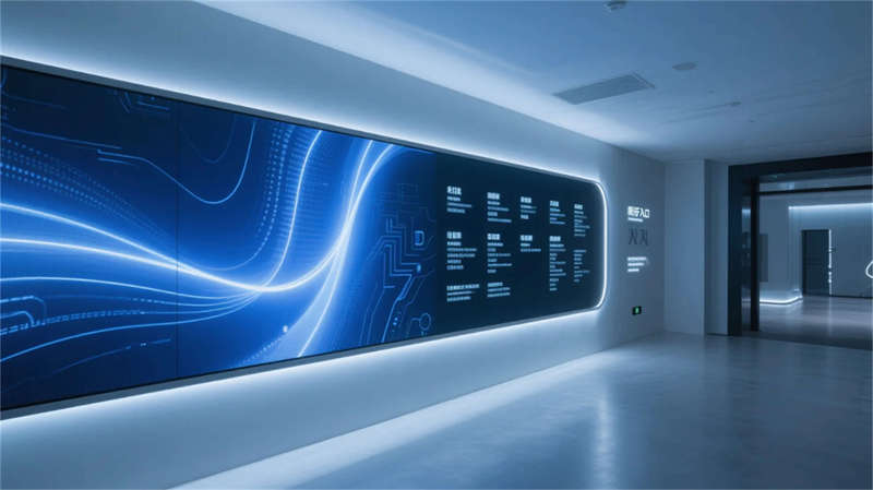 合肥光電科技廠展廳裝修設(shè)計(jì)效果圖 合肥光電科技廠展廳裝修設(shè)計(jì)效果圖