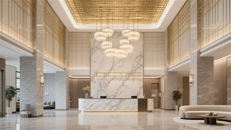 鎏金雅韻,合肥輕奢風(fēng)格酒店裝修設(shè)計(jì)效果圖 鎏金雅韻,合肥輕奢風(fēng)格酒店裝修設(shè)計(jì)效果圖
