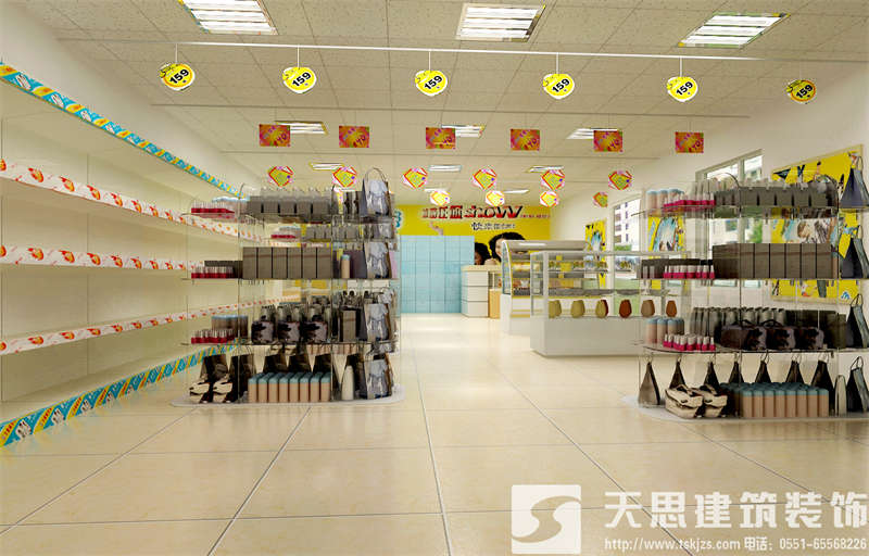 超市裝修創(chuàng)意設計為形象加分