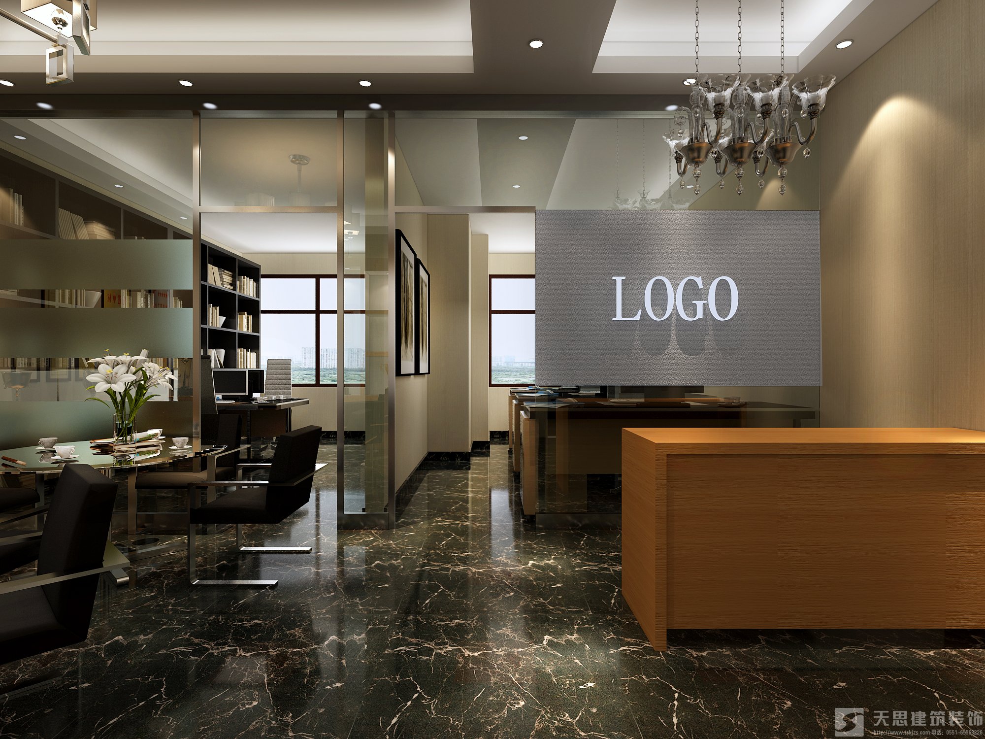 留白在<a href=http://m.galaxys4.com/ target=_blank class=infotextkey>合肥辦公室裝修</a>設(shè)計(jì)中的運(yùn)用